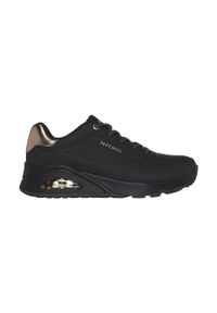 skechers - Buty na co dzień damskie SKECHERS UNO SHIMMER. Okazja: na co dzień. Kolor: czarny. Model: Skechers Sport. Sport: turystyka piesza