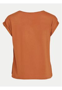 Vila T-Shirt Ellette 14059563 Pomarańczowy Regular Fit. Kolor: pomarańczowy. Materiał: syntetyk #3