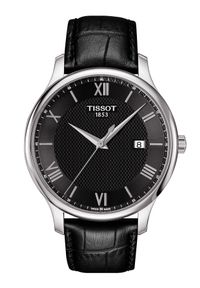 Zegarek Męski TISSOT Tradition T-CLASSIC T063.610.16.058.00. Materiał: skóra, materiał. Styl: klasyczny, vintage, retro, elegancki, biznesowy