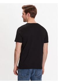 Geox T-Shirt M3510H-T2870 F9000 Czarny Regular Fit. Kolor: czarny #3
