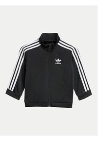 Adidas - adidas Dres adicolor Firebird IX5203 Czarny Regular Fit. Kolor: czarny. Materiał: syntetyk #6