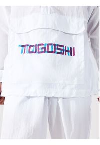 Togoshi Kurtka anorak TG22-KUU001 Biały Oversize. Kolor: biały. Materiał: syntetyk #9