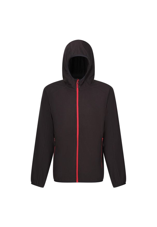 Regatta - Bluza Polarowa Męska Pełen Suwak. Kolor: czerwony, wielokolorowy, czarny. Materiał: polar. Sezon: zima. Sport: turystyka piesza