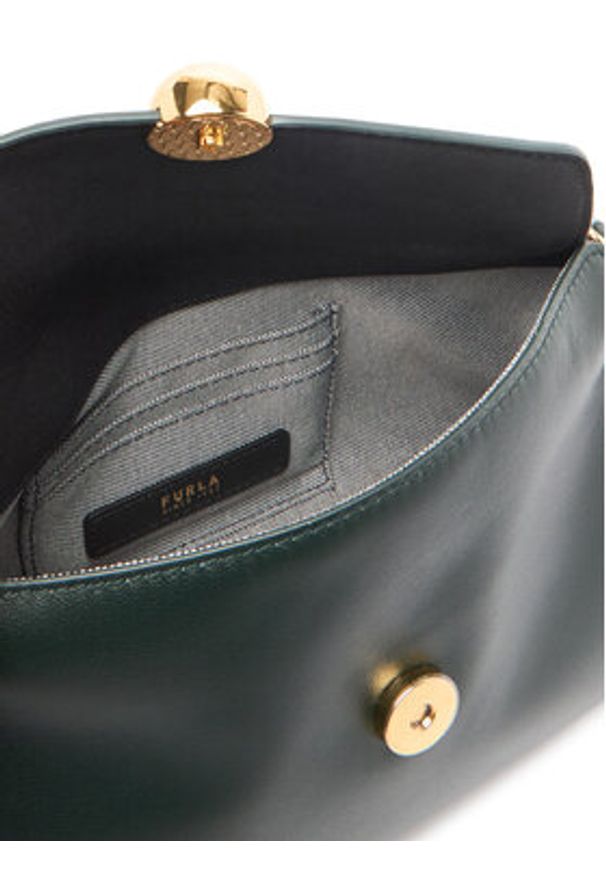 Furla Torebka Sfera Soft Mini WE00881 BX2269 CN 4491S Zielony. Kolor: zielony. Materiał: skórzane