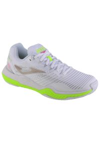 Buty do tenisa ziemnego damskie Joma T.POINT LADY z amortyzacją. Kolor: biały, zielony, wielokolorowy. Sport: tenis