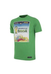 COPA FOOTBALL - Koszulka dla dorosłych - Panini FIFA Mistrzostwa Świata Brazylia 2014 - Zielona. Kolor: zielony. Sport: piłka nożna