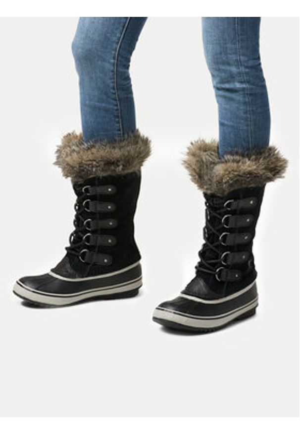 sorel - Sorel Śniegowce Joan Of Arctic™ Wp 2115181010 Czarny. Kolor: czarny. Materiał: skóra, zamsz