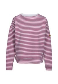 TRESPASS - Koszulka/Bluza Damska Soothing Striped Marl Top. Kolor: fioletowy