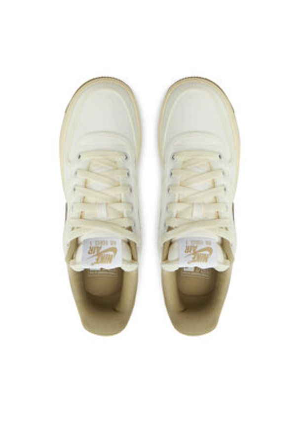 Nike Sneakersy Wmns Air Force 1 HF4263 Écru. Materiał: skóra. Model: Nike Air Force