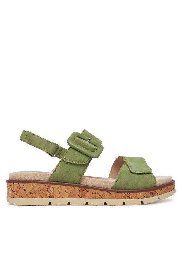 Sandały Caprice. Kolor: zielony