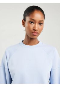 Big-Star - Bluza damska z nadrukiem 3d niebieska Jean 400. Okazja: na co dzień. Kolor: niebieski. Materiał: bawełna. Wzór: nadruk. Styl: casual, sportowy, elegancki #6