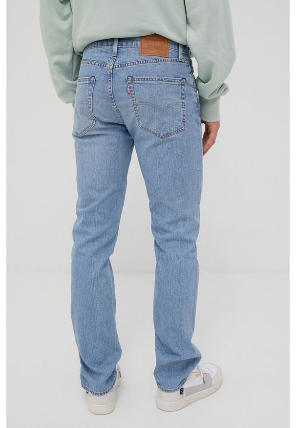 Levi's® - Levi's jeansy 511 męskie. Okazja: na spotkanie biznesowe. Kolor: niebieski. Styl: biznesowy