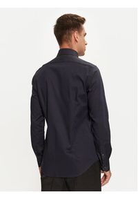 Michael Kors Koszula MK0DS01294 Granatowy Slim Fit. Kolor: niebieski. Materiał: bawełna #5