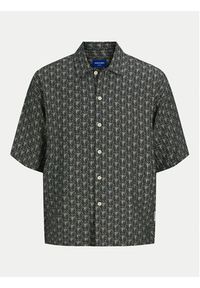Jack & Jones - Jack&Jones Koszula Marshall 12271103 Czarny Wide Fit. Kolor: czarny. Materiał: wiskoza #5