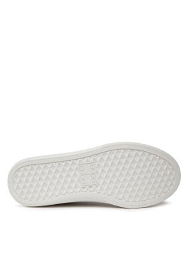 Tommy Jeans Sneakersy Tjw Cupsole Sneaker Ess EN0EN02508 Beżowy. Kolor: beżowy. Materiał: skóra