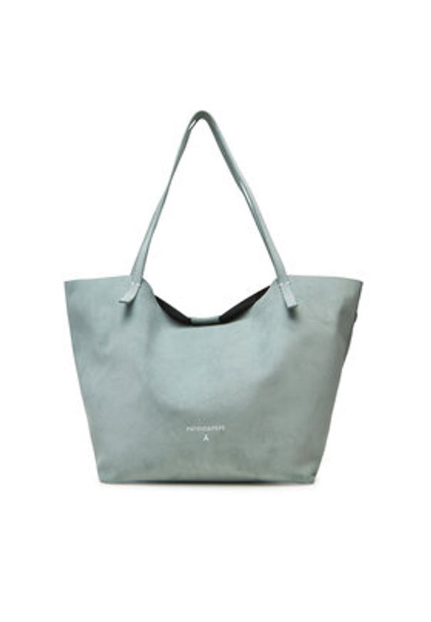 Patrizia Pepe Torebka 2B0130/L153 Turkusowy. Kolor: turkusowy. Materiał: zamszowe, skórzane