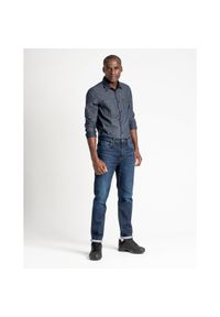 Lee - LEE AUSTIN MĘSKIE SPODNIE JEANSOWE DK WORN FOAM L733KNIF