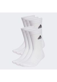 Adidas - Cushioned Sportswear Crew Socks 6 Pairs. Kolor: wielokolorowy, czarny, biały. Materiał: materiał