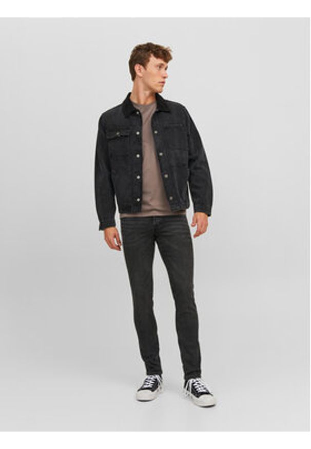 Jack & Jones Jeansy Glenn 12237350 Czarny Slim Fit. Kolor: czarny