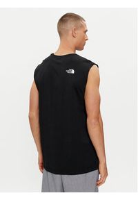 The North Face Tank top Easy NF0A87R2 Czarny Regular Fit. Kolor: czarny. Materiał: bawełna #4