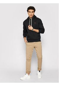 Polo Ralph Lauren Bluza 710766778008 Czarny Regular Fit. Typ kołnierza: polo. Kolor: czarny. Materiał: bawełna, syntetyk #4