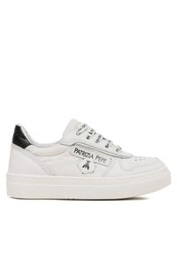 Patrizia Pepe Sneakersy PJ205.06 Biały. Kolor: biały. Materiał: skóra
