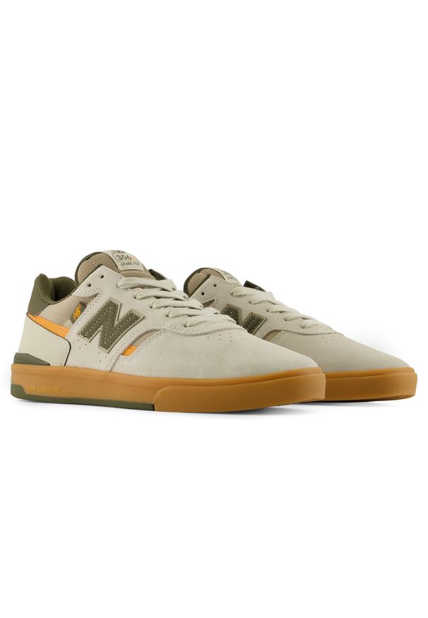 Buty męskie New Balance Numeric UN306CBM – zielone. Kolor: zielony. Materiał: zamsz, guma. Szerokość cholewki: normalna