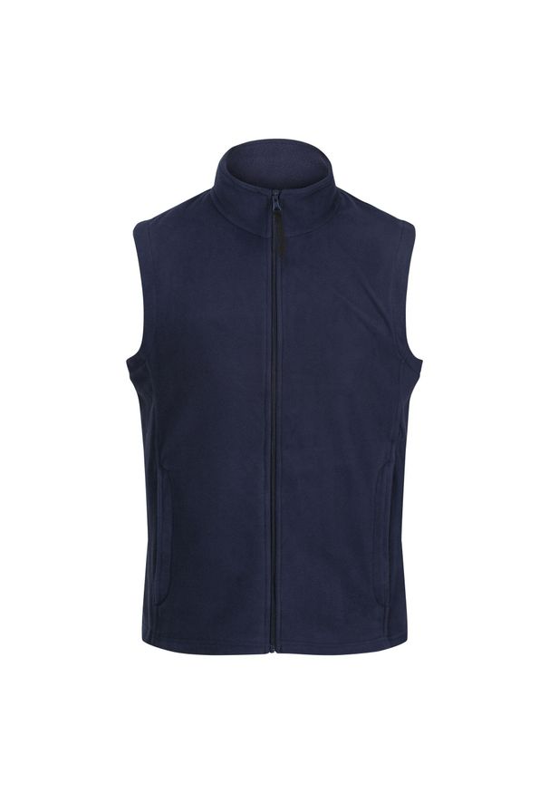 Regatta - Kamizelka / Kamizelka Męska Z Mikropolaru. Kolor: niebieski, wielokolorowy, zielony. Styl: sportowy. Sport: turystyka piesza