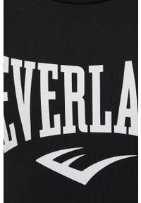 EVERLAST - Everlast Bluza męska kolor czarny z nadrukiem. Okazja: na co dzień. Kolor: czarny. Wzór: nadruk. Styl: casual