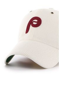 47 Brand Czapka z daszkiem MLB Philadelphia Phillies B-TCDCU19IWS Écru. Materiał: materiał, poliester