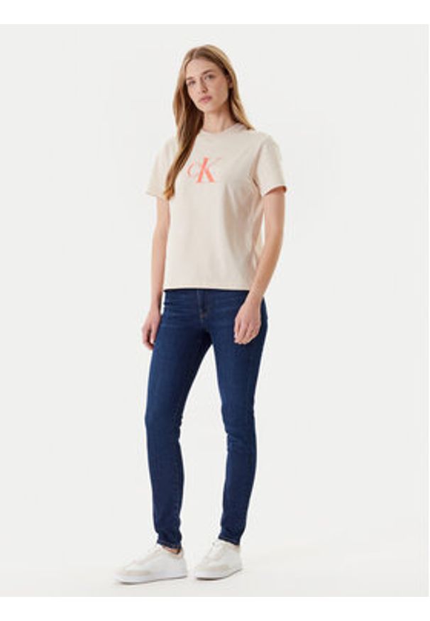 Calvin Klein Jeans Jeansy LV047B772G Granatowy Skinny Fit. Kolor: niebieski