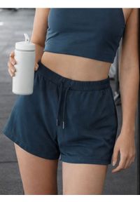 Sinsay - Szorty sportowe - granatowy. Kolor: niebieski. Styl: sportowy #1
