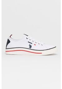 U.S. Polo Assn. - Tenisówki. Nosek buta: okrągły. Zapięcie: sznurówki. Kolor: biały. Materiał: guma #1