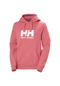 Kurtka dresowa damska z logo Helly Hansen 2.0. Kolor: czerwony. Materiał: dresówka #1