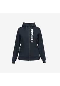 Damska bluza z kapturem full zip Head Club Original. Typ kołnierza: kaptur. Kolor: niebieski. Sport: tenis