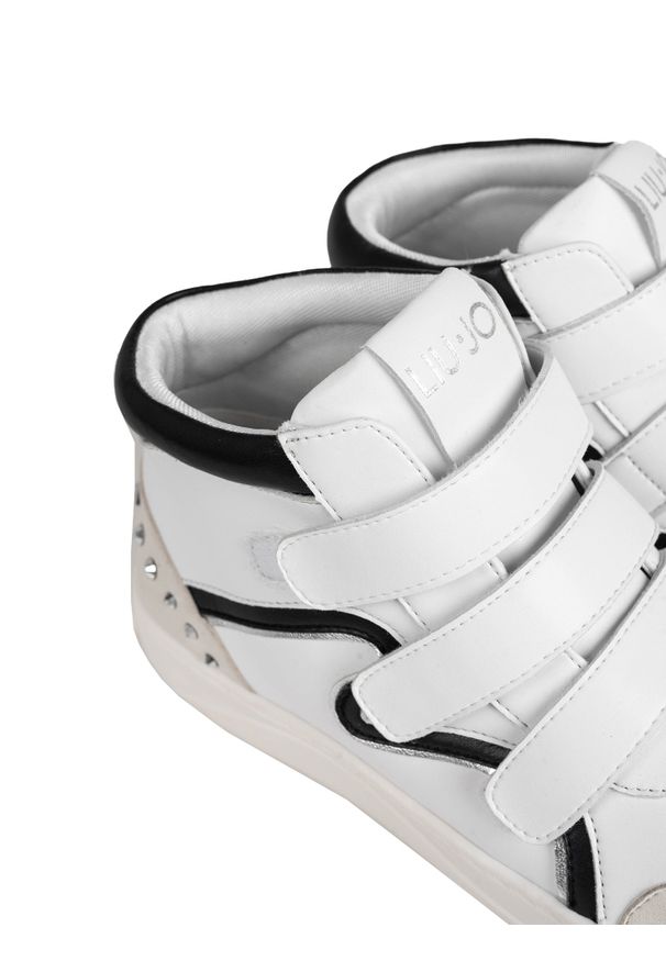 Liu Jo - Liu-Jo Sneakersy | B69005 P0102 | Kobieta | Biały. Zapięcie: bez zapięcia. Kolor: biały. Materiał: skóra ekologiczna, materiał. Wzór: aplikacja