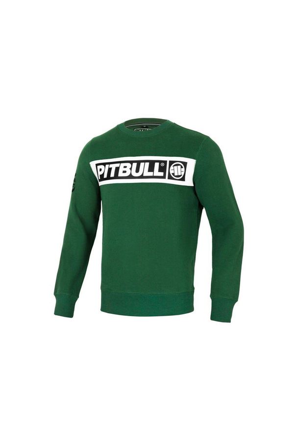 PITBULL - Bluza męska Pitbull Sherwood. Typ kołnierza: kaptur. Kolor: zielony