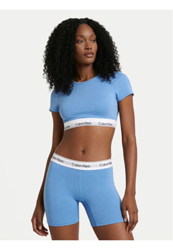 Calvin Klein Underwear Bokserki LV00QF8528 Błękitny. Kolor: niebieski. Materiał: bawełna