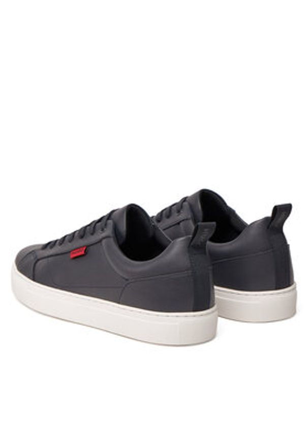 Hugo - HUGO Sneakersy Morrie 50541210 Granatowy. Kolor: niebieski. Materiał: skóra