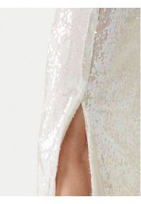 YAS Spódnica maxi Sequina 26037771 Écru Regular Fit. Materiał: syntetyk #5