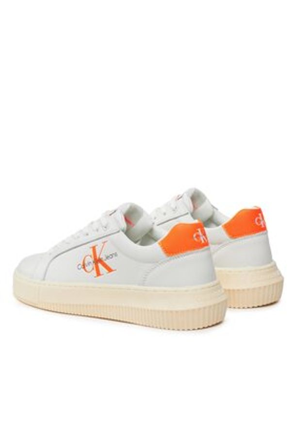 Calvin Klein Jeans Sneakersy Chunky Cupsole Laceup Mon Lth Wn YW0YW00823 Czarny. Kolor: czarny. Materiał: skóra