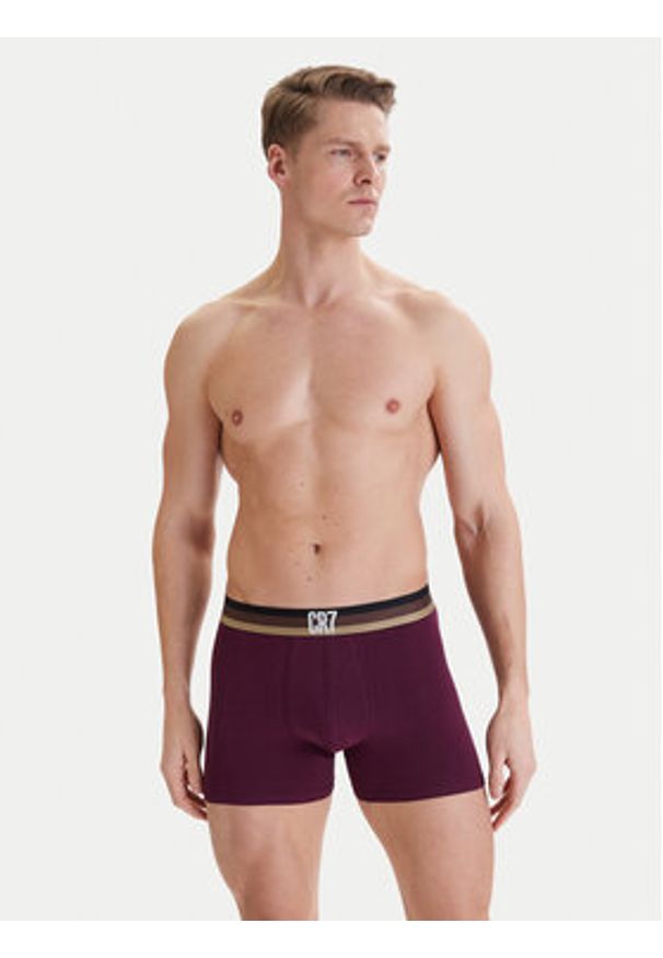 Cristiano Ronaldo CR7 Komplet bokserek 8100-49 Kolorowy. Materiał: bawełna. Wzór: kolorowy