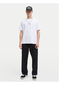 Jack & Jones - Jack&Jones T-Shirt Soho 12278787 Biały Relaxed Fit. Kolor: biały. Materiał: bawełna