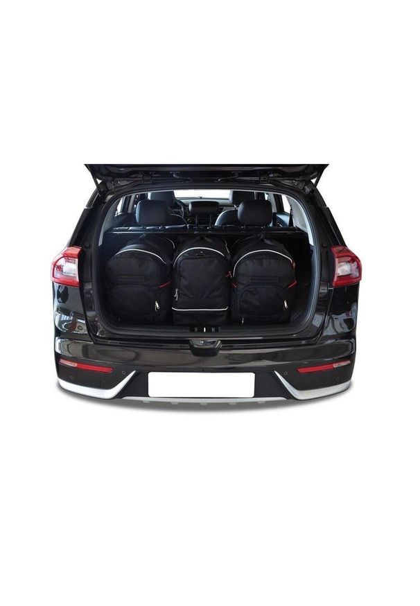 KJUST - Torby Do Bagażnika Kia E-Niro Ev 2020+ 3Szt Kjust. Kolor: czarny. Styl: sportowy