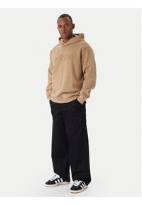 Adidas - adidas Spodnie materiałowe Premium Essentials JY2636 Czarny Loose Fit. Kolor: czarny. Materiał: bawełna