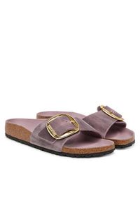 Birkenstock Klapki Madrid Big Buckle Hex 1029300 Różowy. Kolor: różowy. Materiał: skóra #3