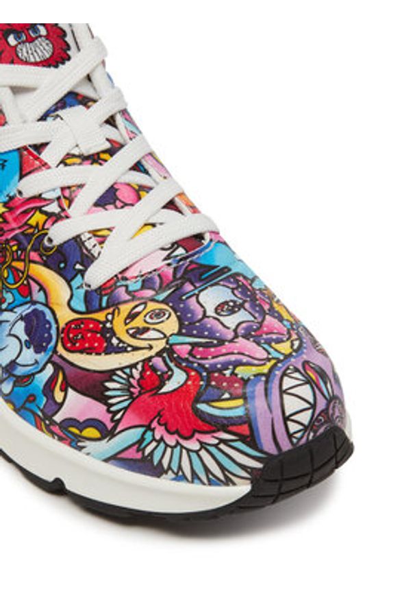 skechers - Skechers Sneakersy Skechers X Vexx Uno-Color Doodle 177973/MLT Kolorowy. Materiał: skóra. Wzór: kolorowy
