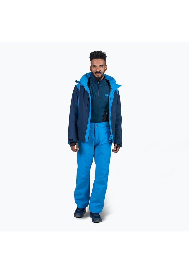 Bluza męska Rossignol Strawpile Fleece Hz. Kolor: niebieski. Sezon: zima. Sport: narciarstwo