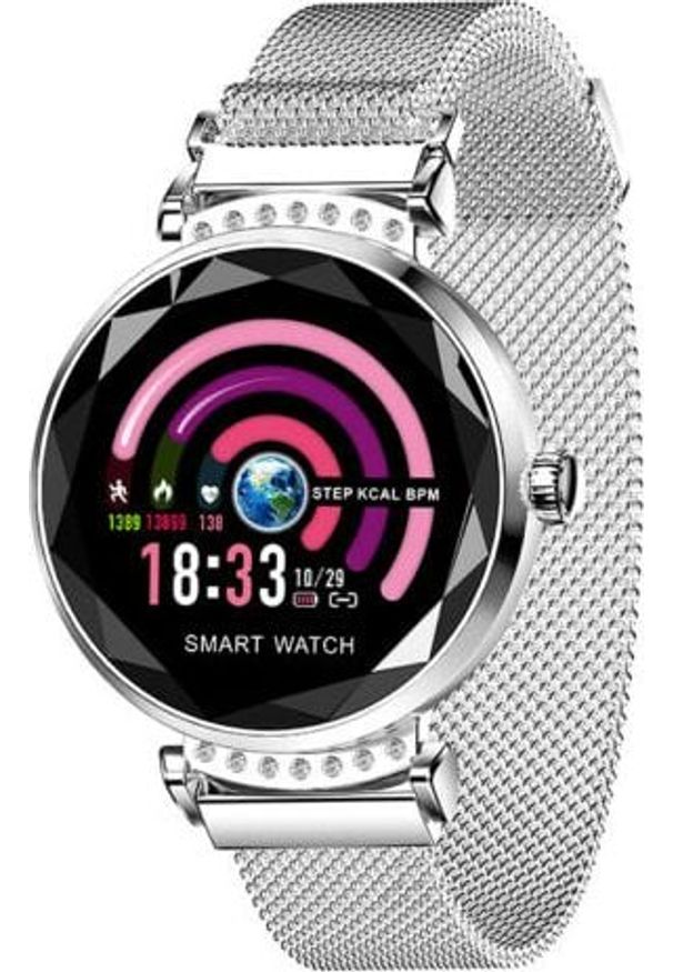 Smartwatch Aludra H2 Srebrny (H2). Rodzaj zegarka: smartwatch. Kolor: srebrny