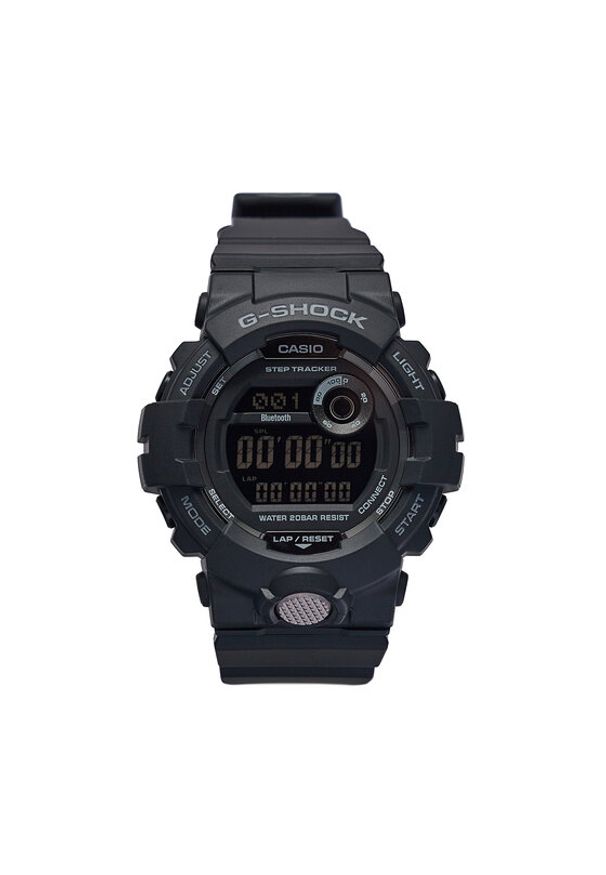 G-Shock Zegarek GBD-800-1BER Czarny. Kolor: czarny. Materiał: syntetyk